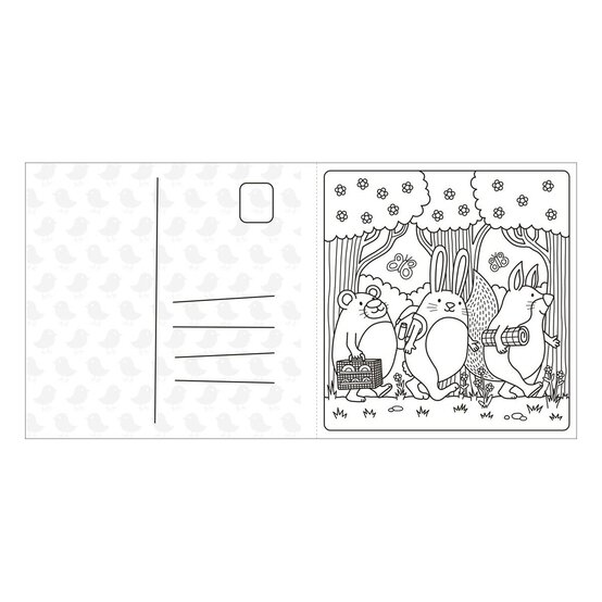 Super Cuties: A Cosy Springtime Colouring Book image number 3