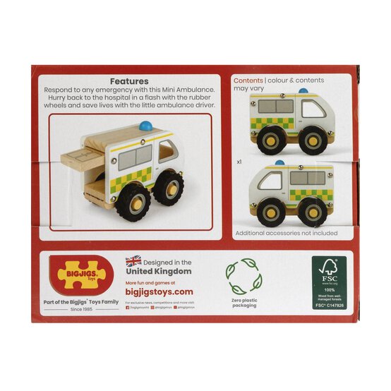 Bigjigs Mini Ambulance image number 7