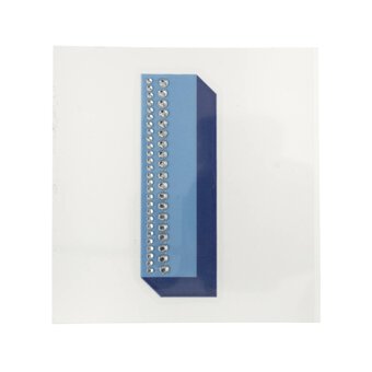 Cold Transfer and Bling Letter I Sticker Set