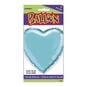 Large Baby Blue Heart Foil Balloon image number 2
