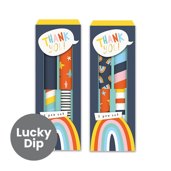 Assorted Thank You Teacher Pen Set 2 Pack image number 1