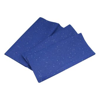 Dark Blue Tissue Paper 6 Sheets