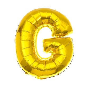 Extra Large Gold Foil Letter G Balloon