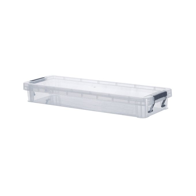 Whitefurze Allstore 1.25 Litre Clear Storage Box  image number 1