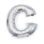 Extra Large Silver Foil Letter C Balloon image number 1