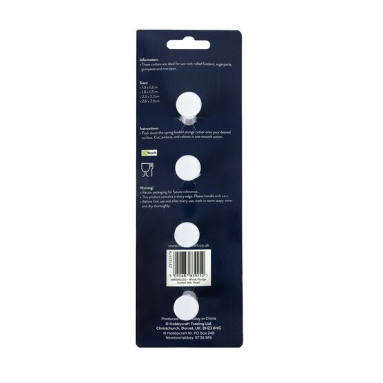 Whisk Heart Plunge Cutters 4 Pack image number 8