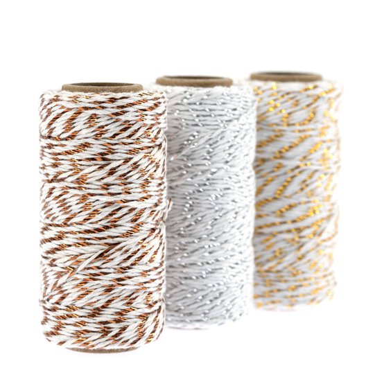 Metallic Twine 50m 3 Pack image number 3