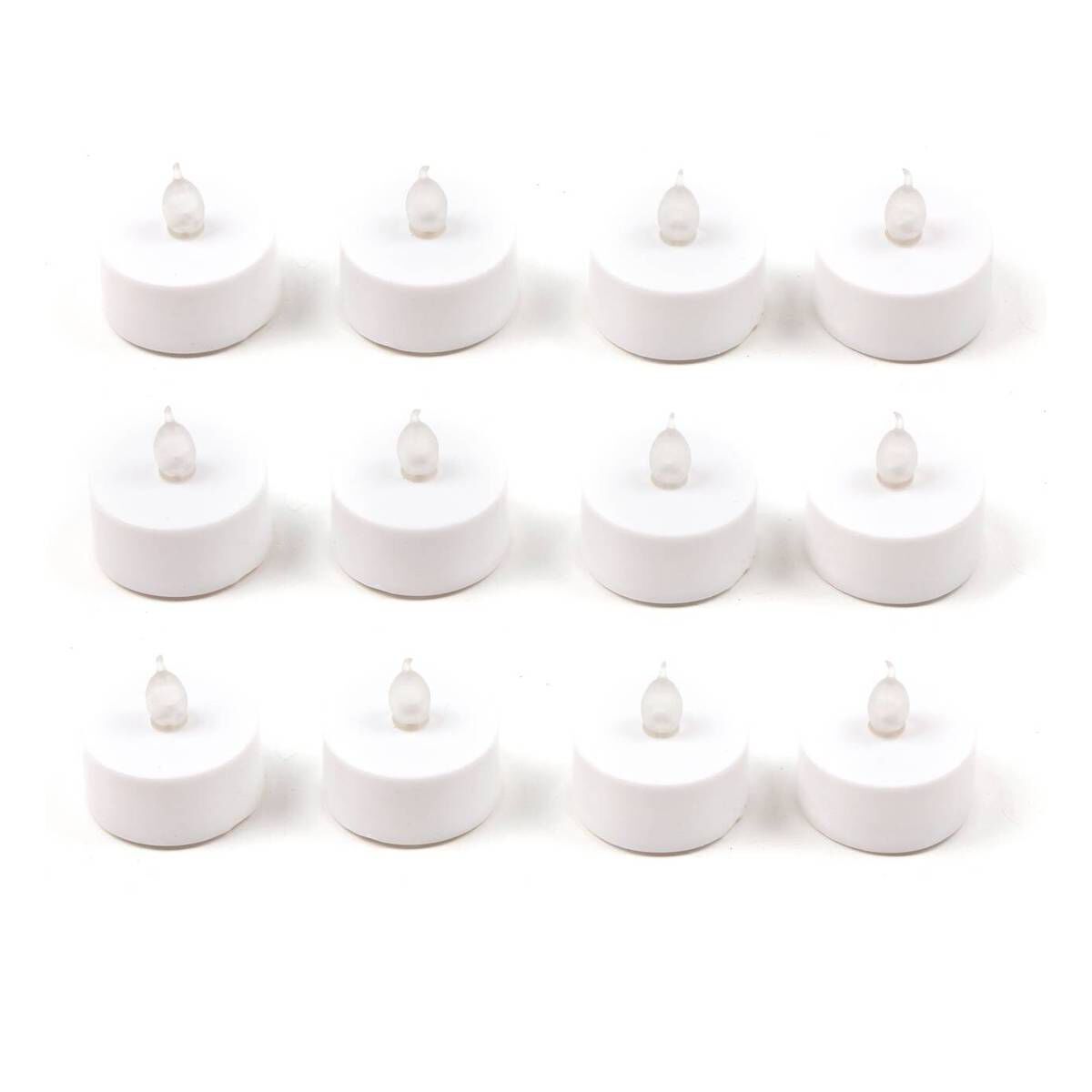 Battery LED Tea Lights Bundle 48 Pieces Hobbycraft