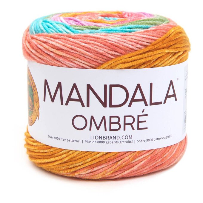 Lion Brand Tranquil Mandala Ombre Yarn 150g image number 1