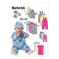 Butterick Baby Set Sewing Pattern B6238 image number 1