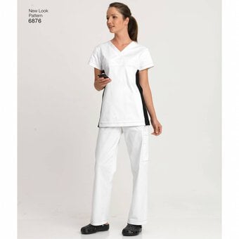 New Look Unisex Scrubs Sewing Pattern 6876 image number 4
