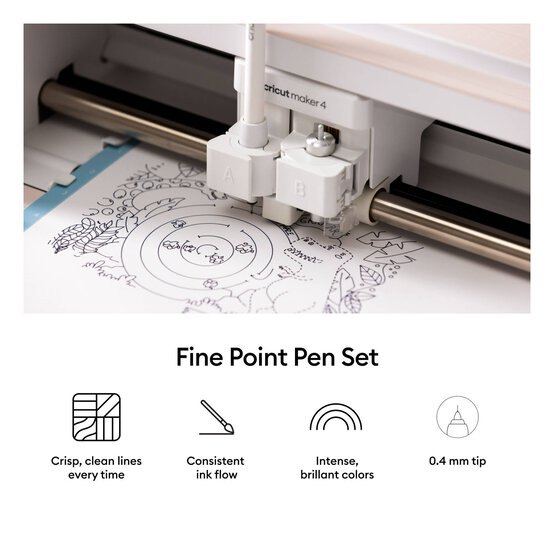 Cricut Colour Classic Fine Point Pens 5 Pack image number 5