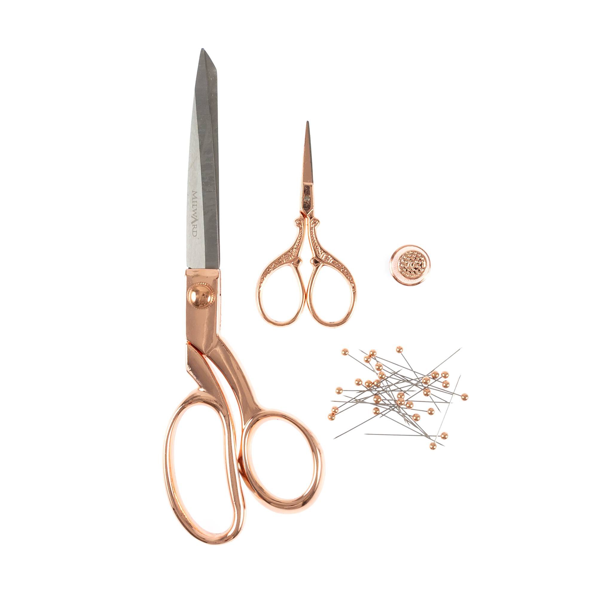Milward Rose Gold Scissor Gift Set Hobbycraft