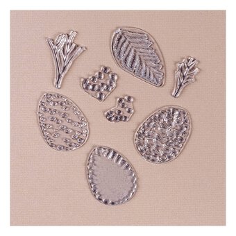 Sizzix Pine Branch Layered Stamp Set 8 Pieces