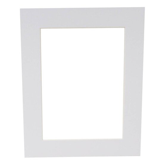 Iced White Single Aperture Mount 10 x 8 Inches image number 1