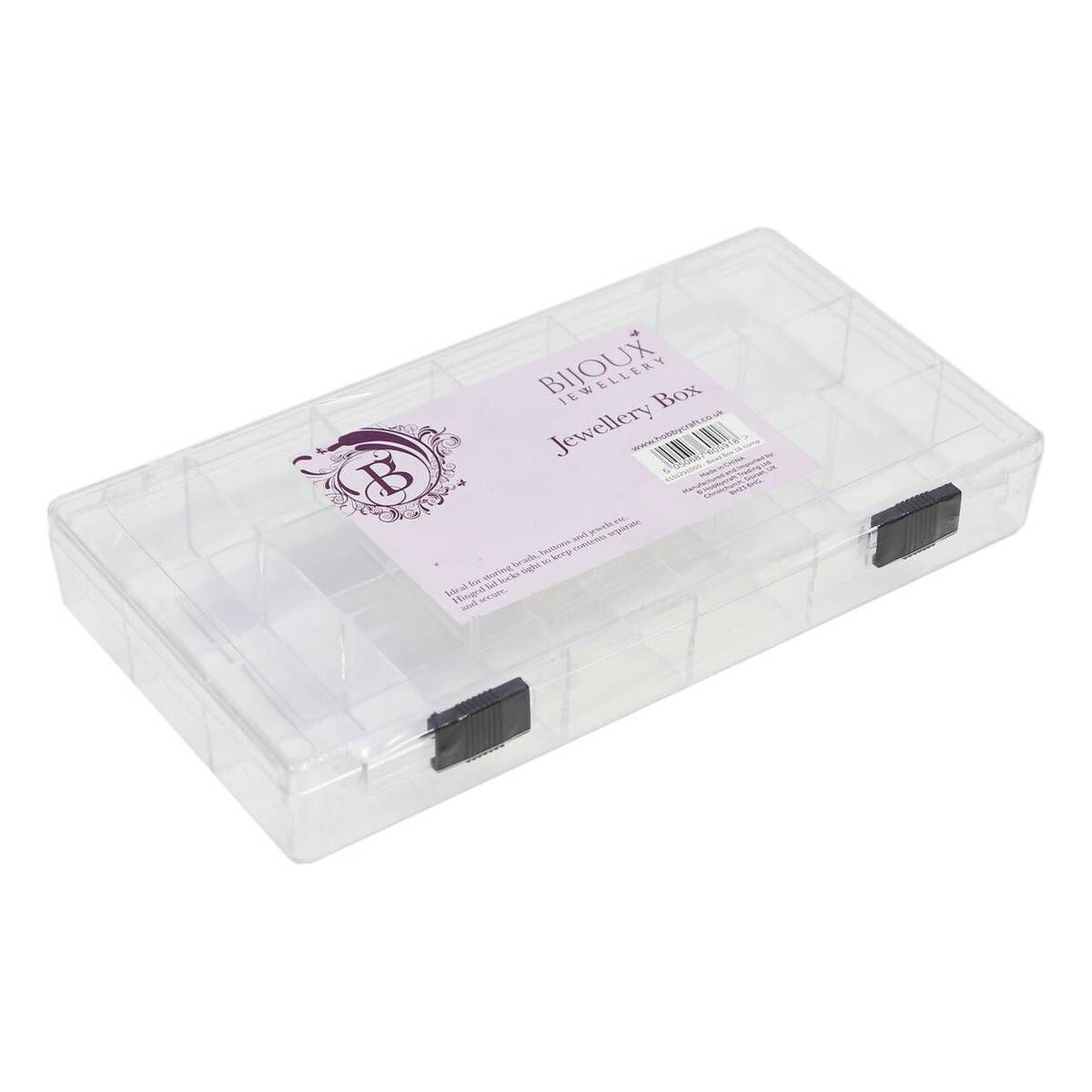 Bead Storage Box 18 comp | Hobbycraft