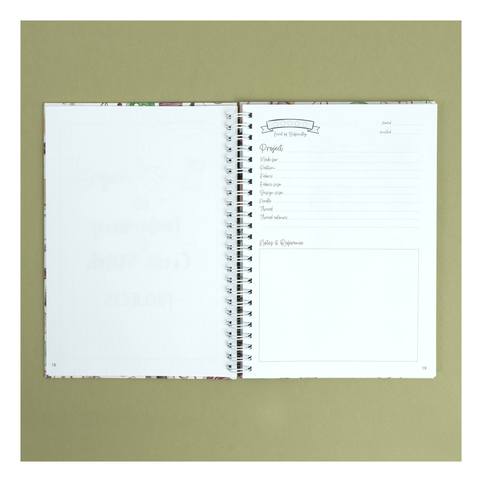 My Embroidery and Cross Stitch Journal Hobbycraft