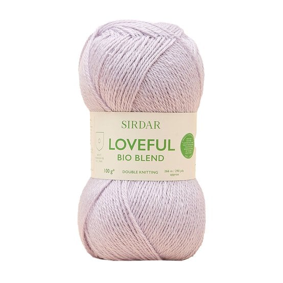 Sirdar Filtered Lilac Loveful Bio Blend Chunky 100g image number 1