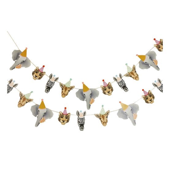 Party Animal Animal Pom Pom Garland 2m image number 3
