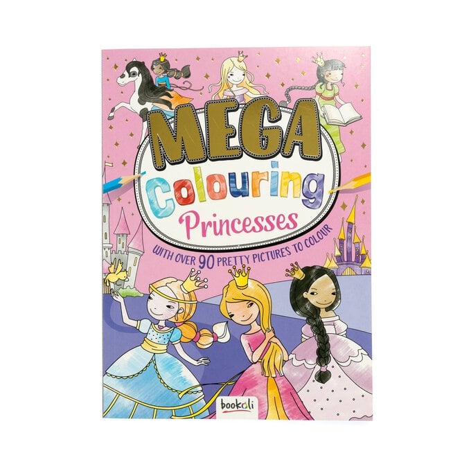 Princesses Mega Colouring Book image number 1