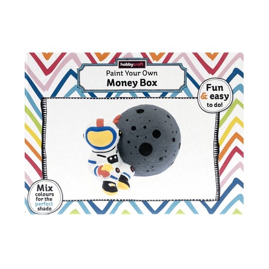 Paint Your Own Astronaut and Moon Money Box image number 4