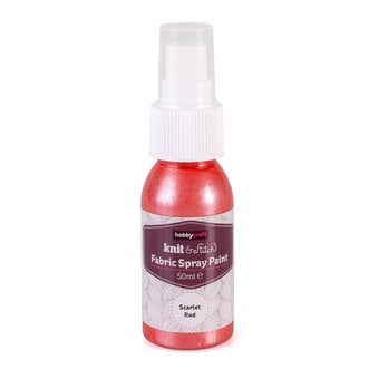 Scarlet Red Fabric Spray Paint 50ml