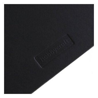 80 Pages Scrapbook Album - DIY Kraft Scrapbook with Tie - Black