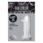 Extra Large Silver Foil 1 Balloon image number 2