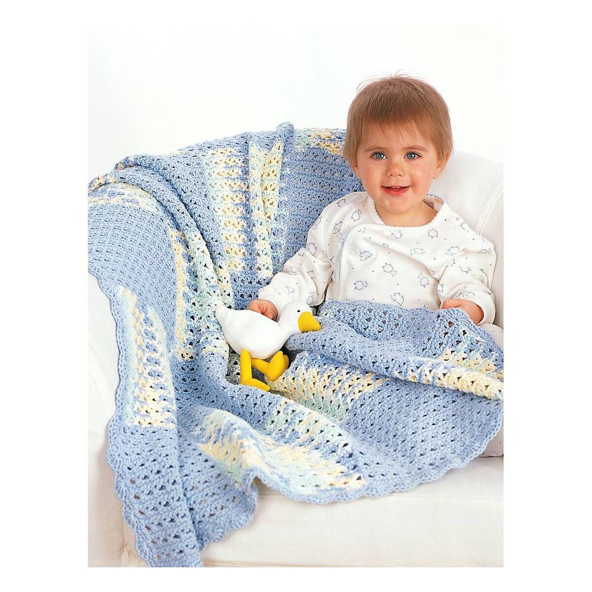 FREE PATTERN Lily Sugar 'n Cream Baby Blanket Hobbycraft