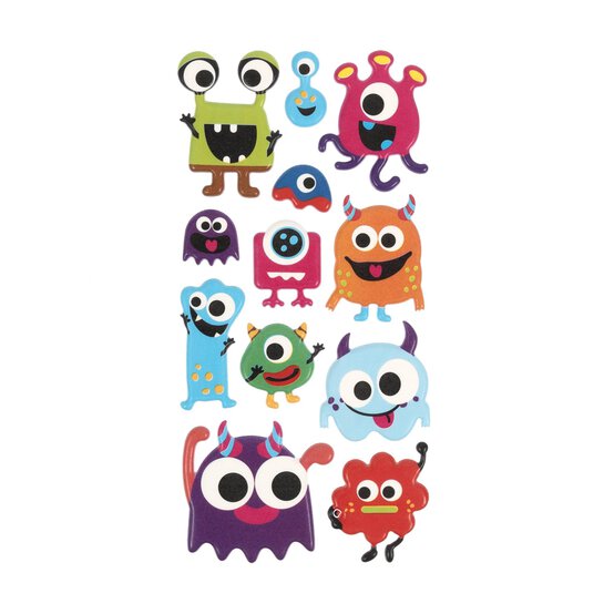 Monster Gel Stickers image number 1