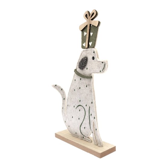 Sitting Dog Decoration 33cm image number 3