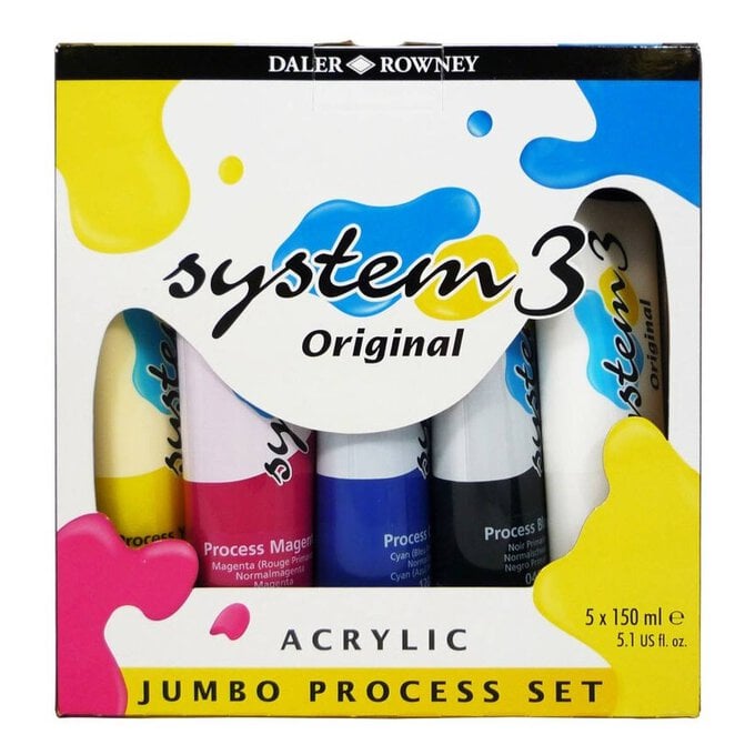Daler-Rowney System3 Original Acrylic Jumbo Process Set image number 1
