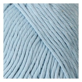 Rico Light Blue Creative Cotton Aran Yarn 50 g image number 2