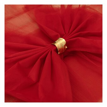 Red Decorative Door Bow 60cm