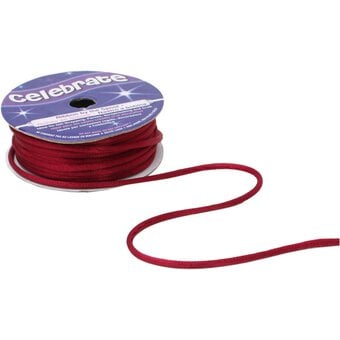 Wine Ribbon Knot Cord 2mm x 10m image number 3