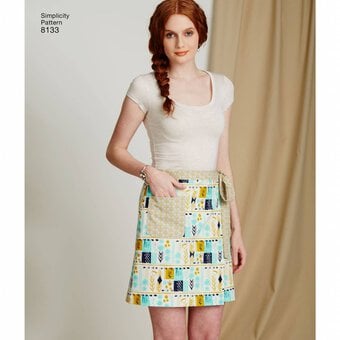 Simplicity Learn to Sew Skirt Sewing Pattern 8133 (10-18) image number 4