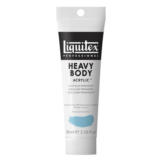 Liquitex Professional Light Blue Permanent Heavy Body Acrylic 59ml image number 1