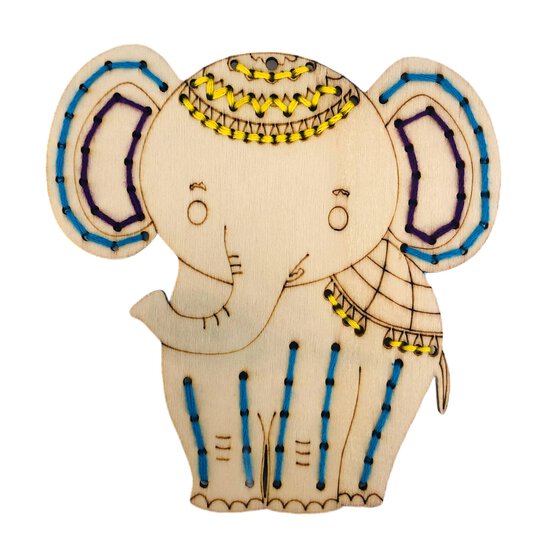 Elephant Wooden Threading Kit image number 6