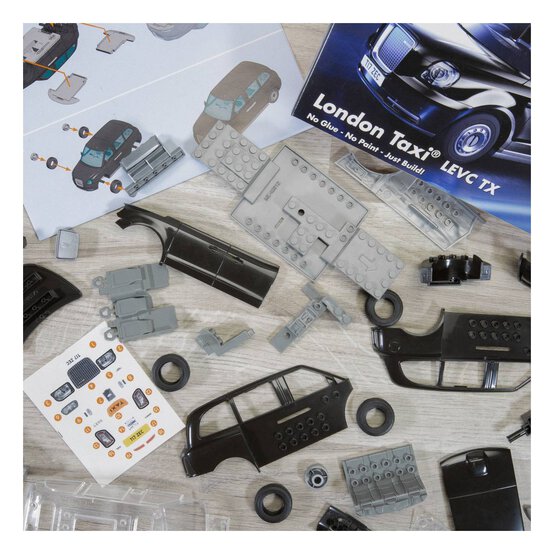 Airfix Quickbuild London Taxi LEVC TX Model Kit  image number 2