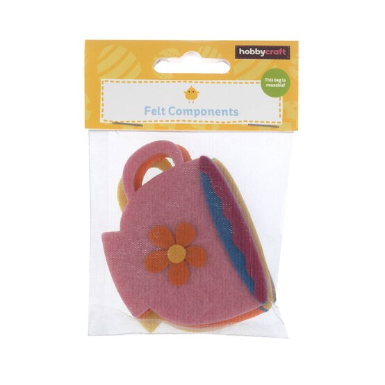 Felt Teacups 4 Pack image number 3