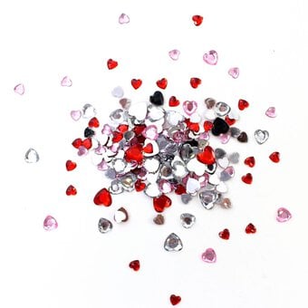 Red and Pink Heart Gems 90g