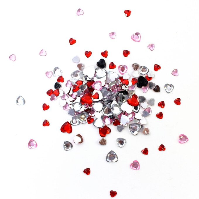 Red and Pink Heart Gems 90g image number 1