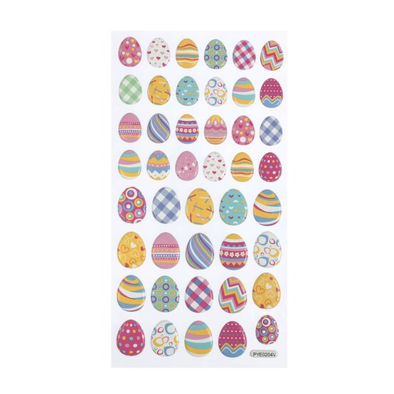 Easter Egg Puffy Stickers  image number 3