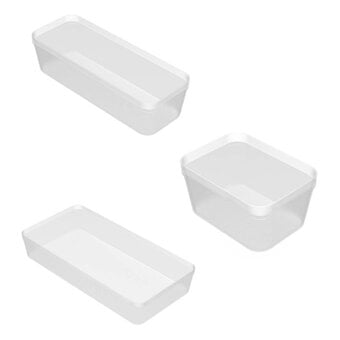 Trolley Accessory Tray Set 3 Pack