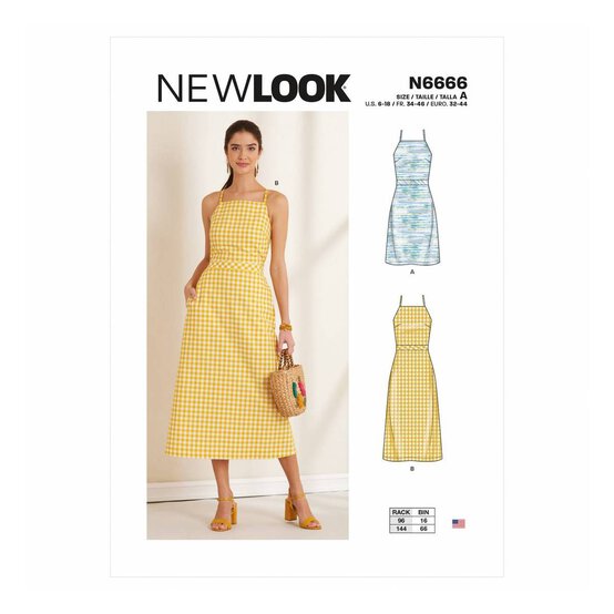 New Look Women's Dress Sewing Pattern N6666 image number 1