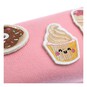 Kawaii Patch Pink Felt Pencil Case image number 5