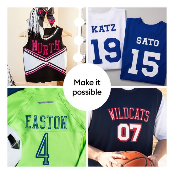 Cricut Red Sportflex Iron-On 12 x 24 Inches image number 4