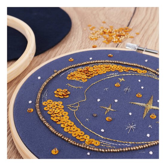Trimits Moon Embroidery Hoop Kit image number 3