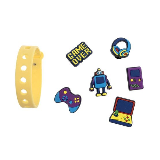 Gamer Bracelet and Charm Set image number 1