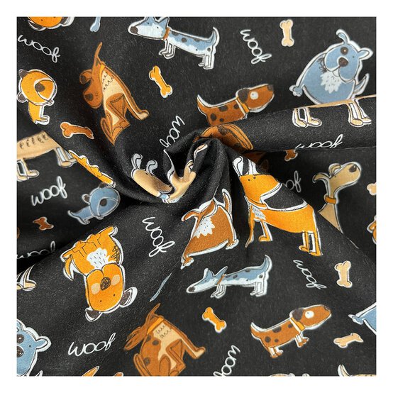 Dog Pals Polycotton Fabric by the Metre image number 1